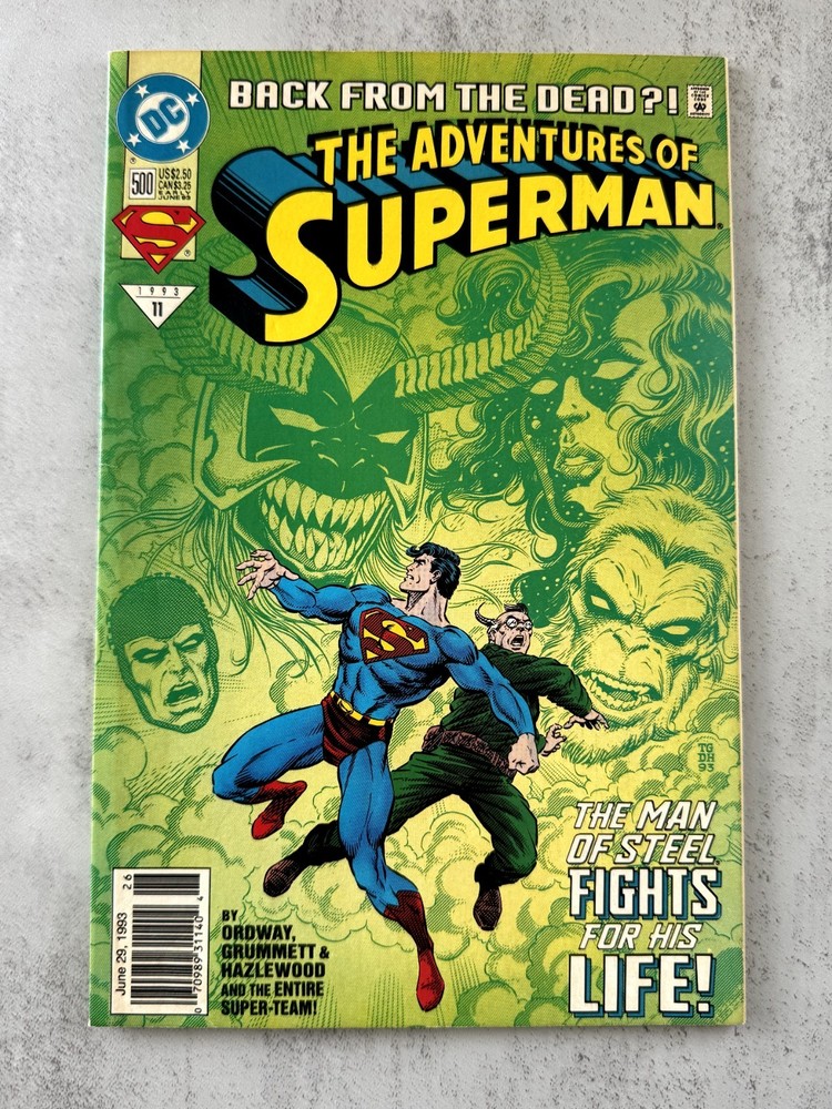 The Adventures of Superman #500 (1993) | DC Comics | Return of Superman