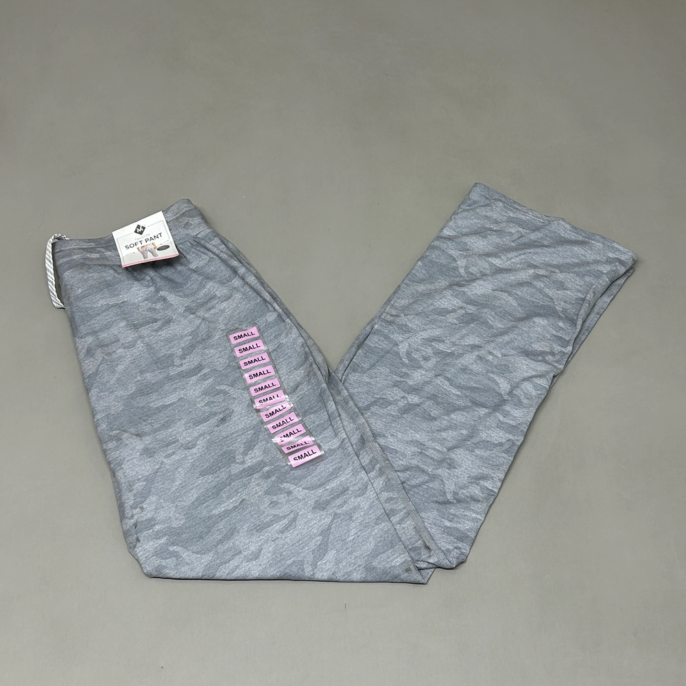 MEMBERS MARK Soft Straight Leg Camo Pants Light Grey Size Small New-image