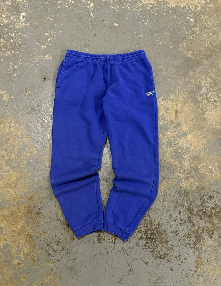 Vintage Blue Reebok Y2K Grunge Essential Jogger Sweatpants-Size L