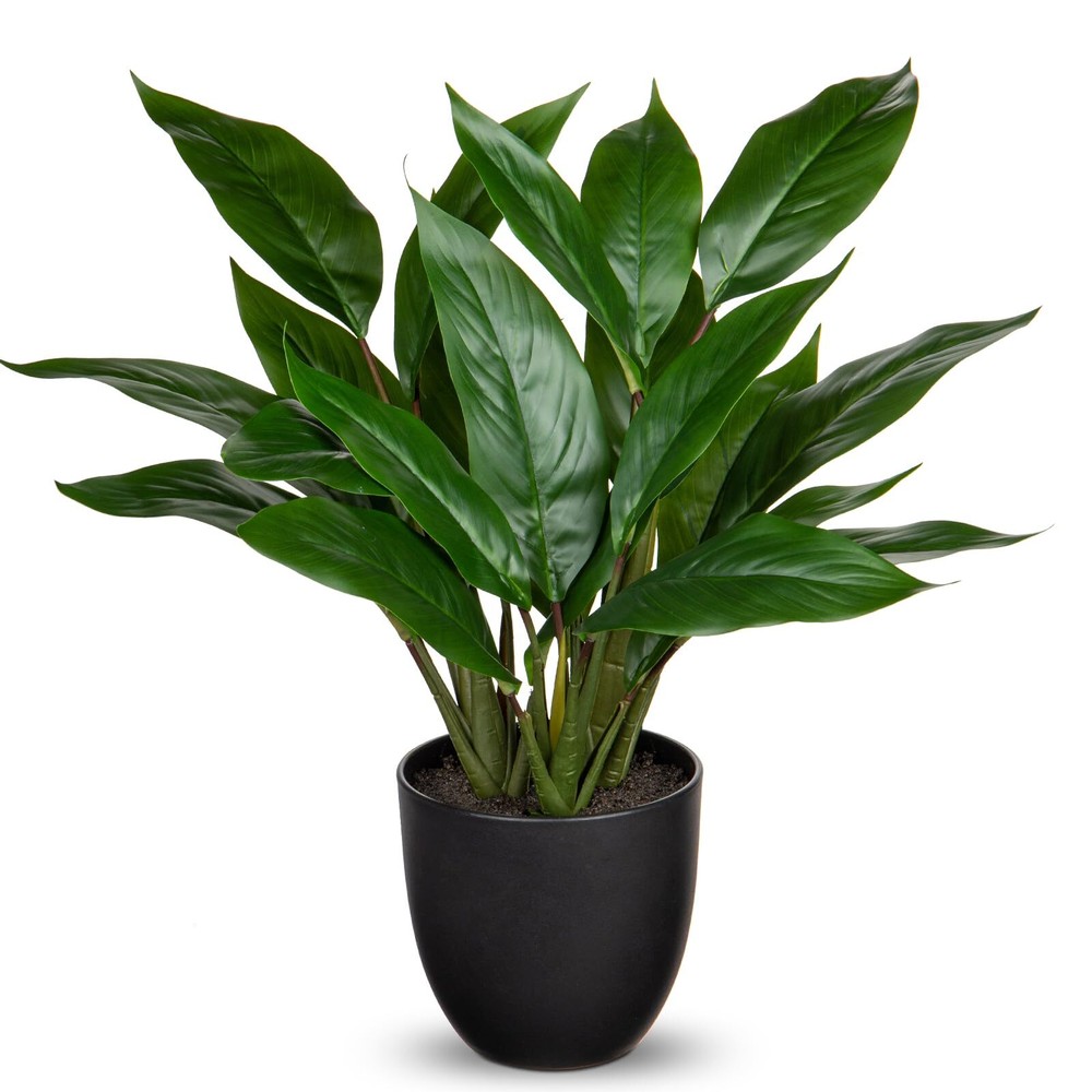 17in Realistic Faux Potted Plants for Indoor Decor