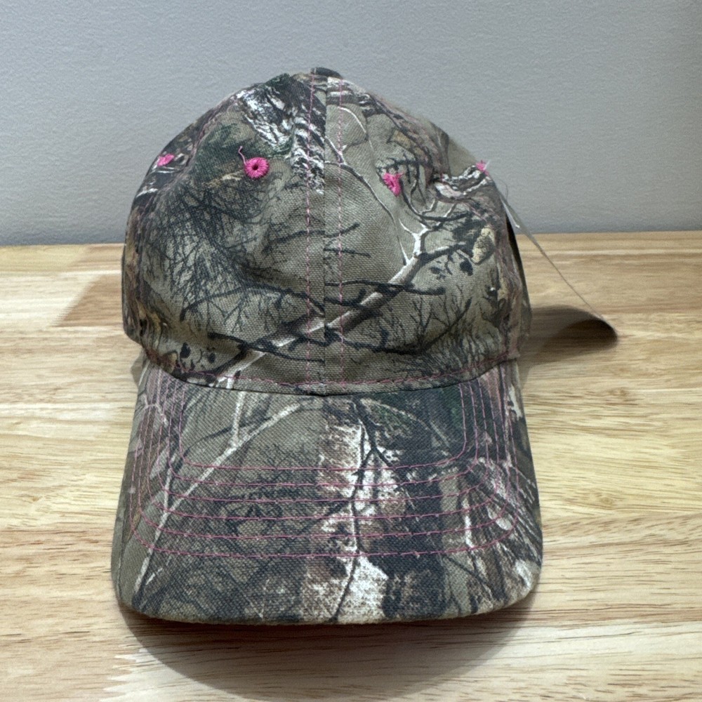 Realtree Xtra Green Camo Pink Hat One Size Fits Most NWT