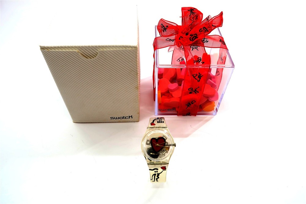 Swatch GK371 Cupid's Bow 2002 Special Edition NOS Box Set  