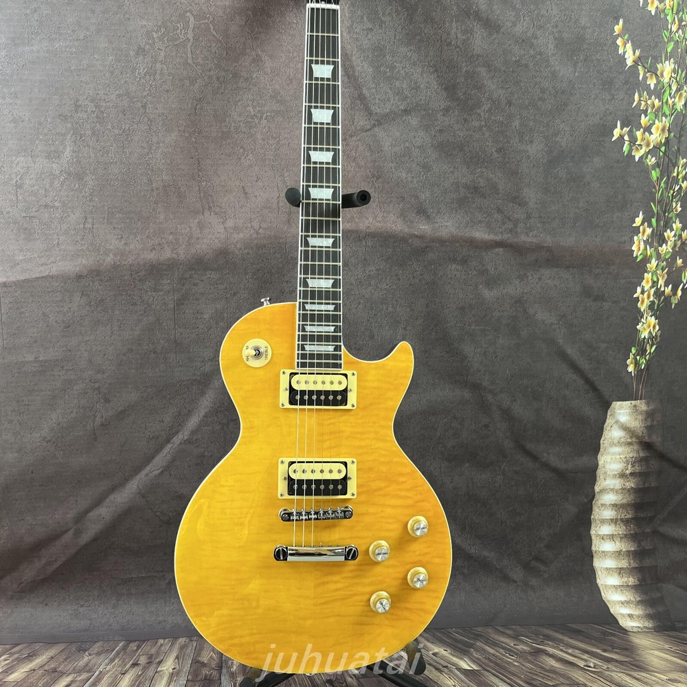 Slash LP Standard Electric Guitar Appetite Burst Yellow flame maple top