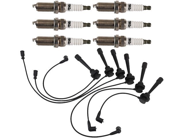 Spark Plug Wire Set with Spark Plugs fits Mitsubishi Montero 1997-2000 23JGNP