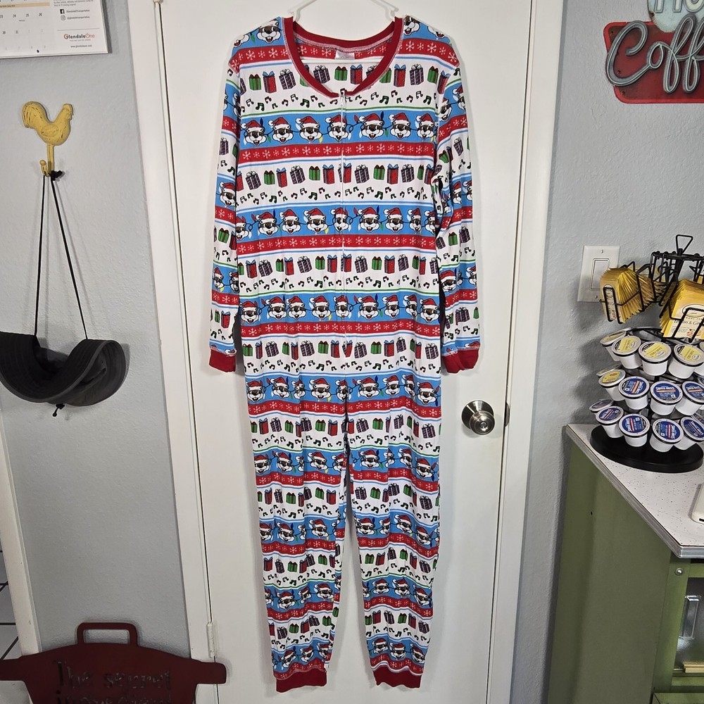 Buc-ees One Piece Adult 2XL Christmas Thermal Pajamas Long Johns Bucees