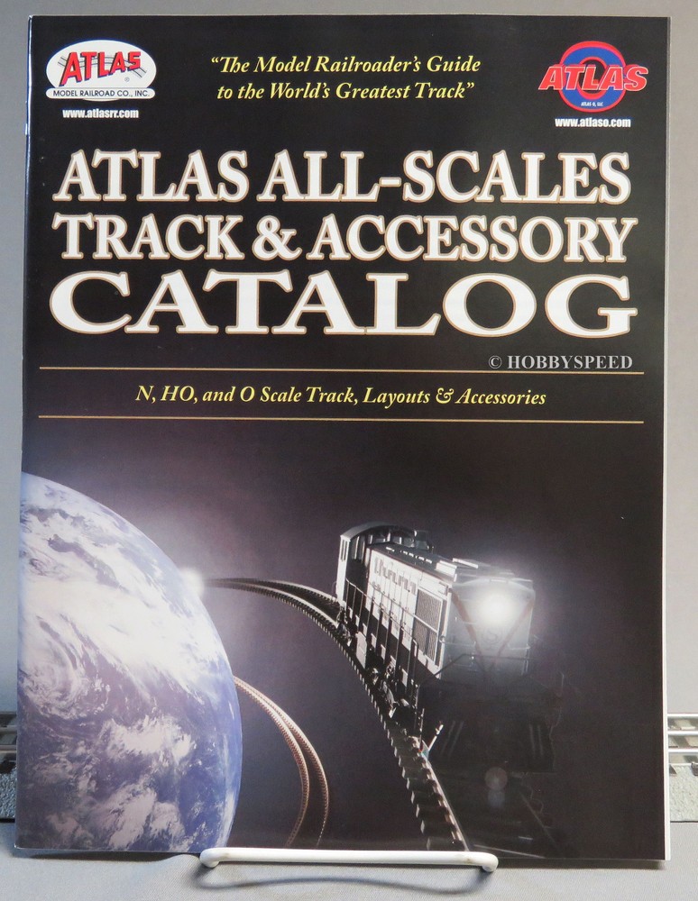 ATLAS ALL SCALE TRACK/ACCESSORY CATALOG toy train dealer book N HO O ATL104 NEW