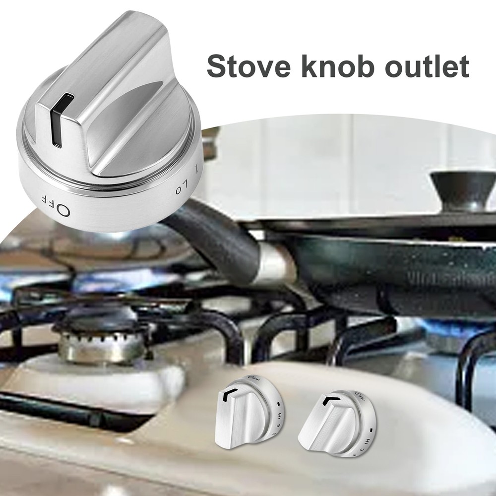 Stove Replacement Knobs Range Replacement Burner Control Knob Metal favorable