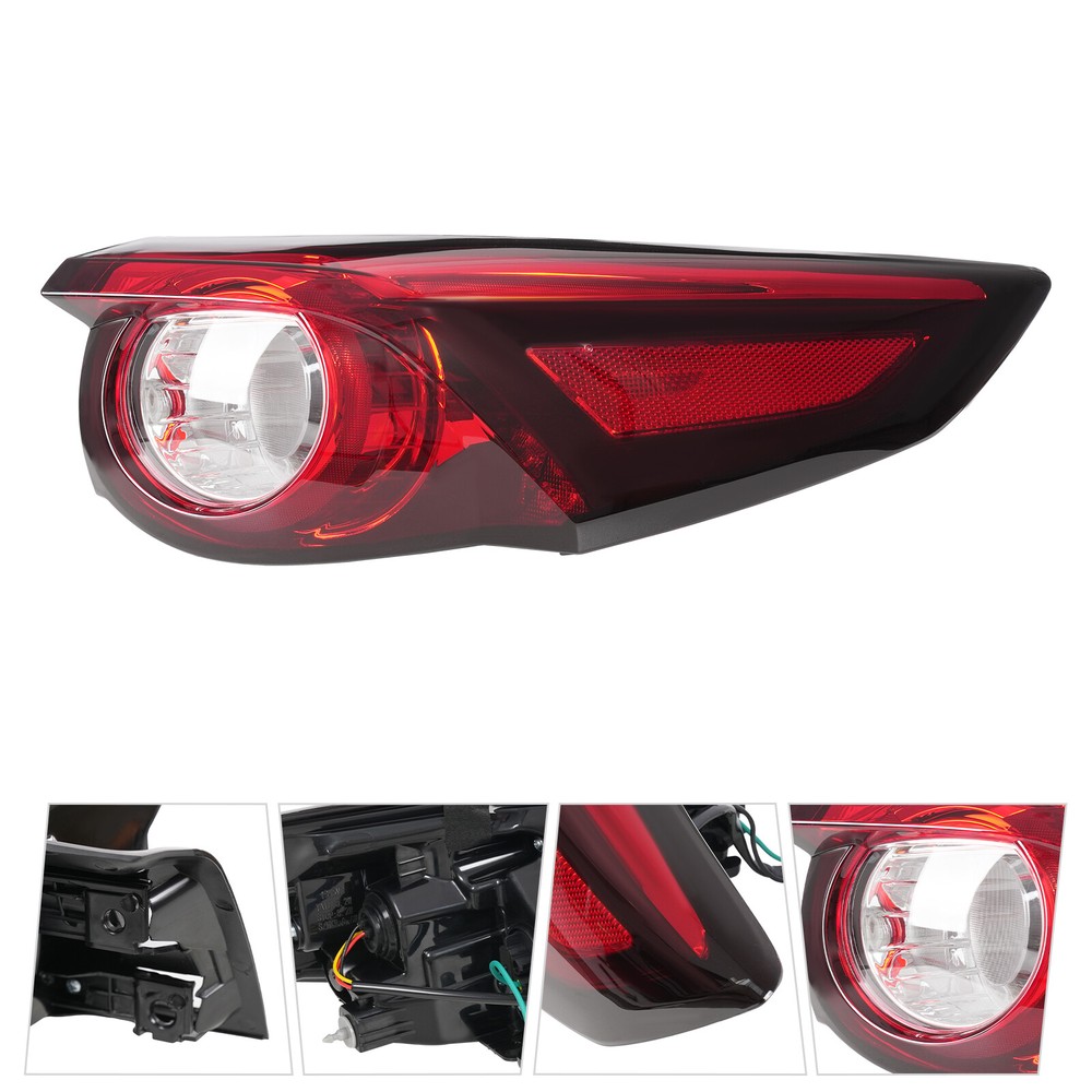 For 16-23 Mazda CX-9 Passenger Side Tail Light TK50-51-150B Outer LED Rear Lamp