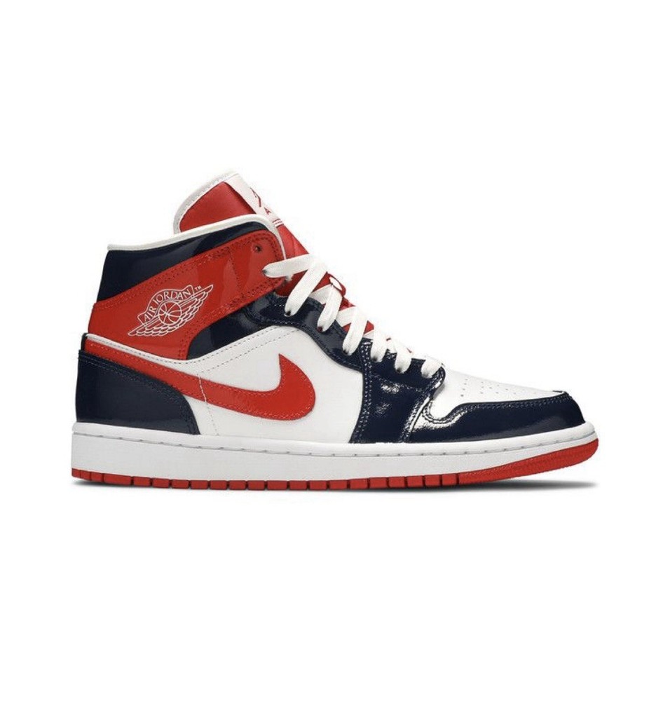 NEW Jordan 1 Mid SE Champ Colors Navy Blue Red Retro RARE DJ5984-400 Sz 6.5 7.5
