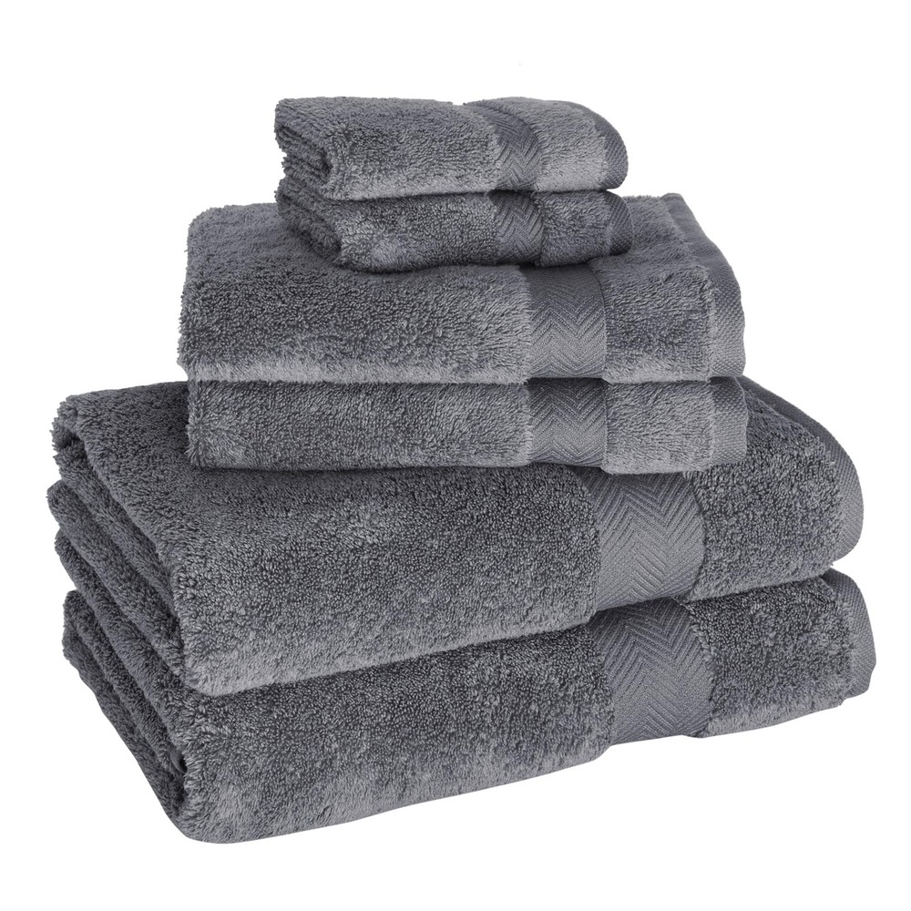 Luxury 6-Piece Turkish Cotton Towel Set by Classic Turkish Towels CTT
