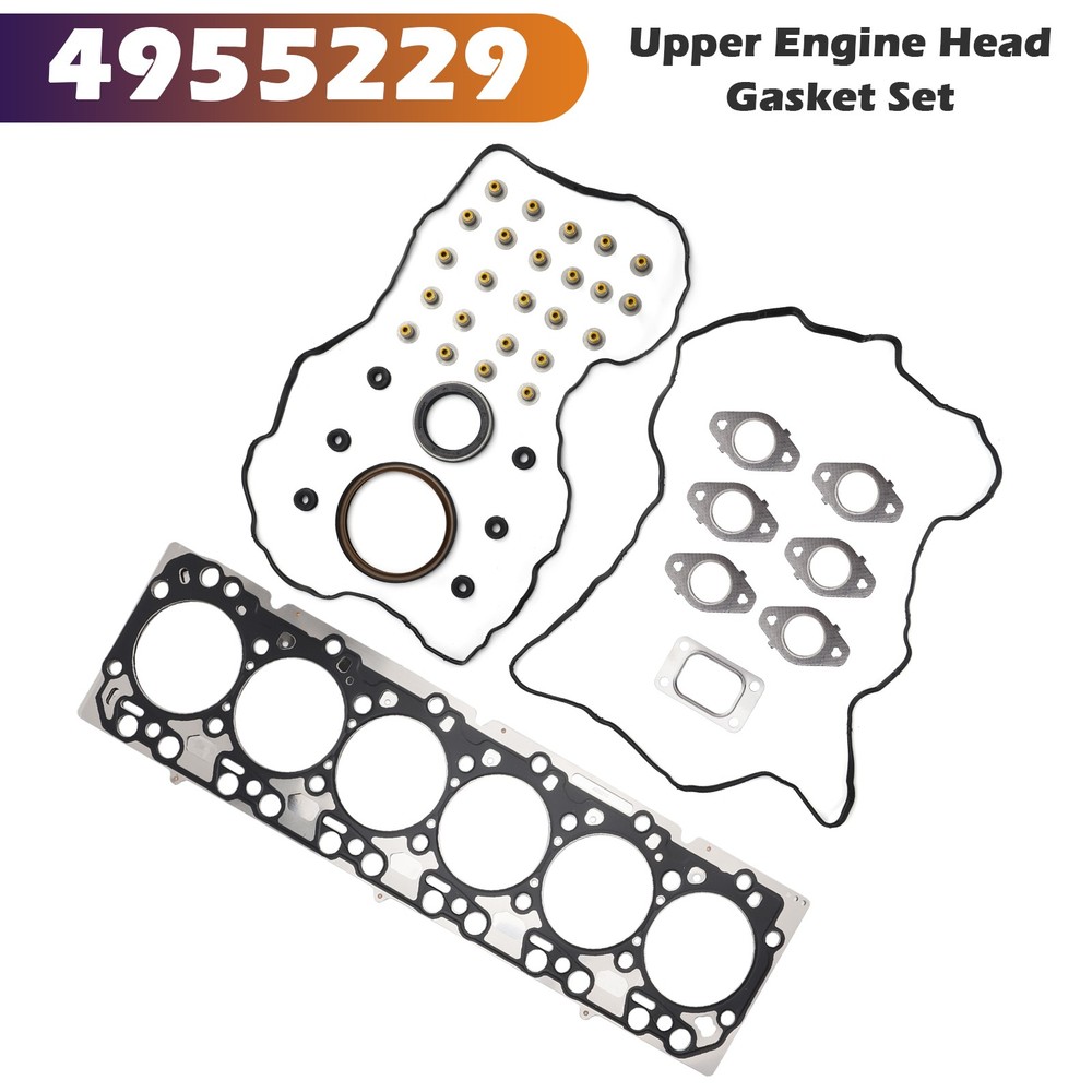 4955229 Upper Engine Head Gasket Set for Cummins EPA10 6.7L ISB QSB Engines