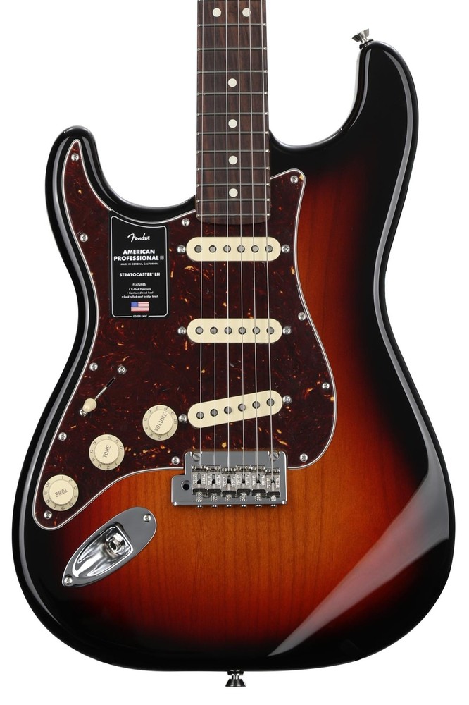 Fender American Professional II Stratocaster Left-handed - 3 Color Sunburst with