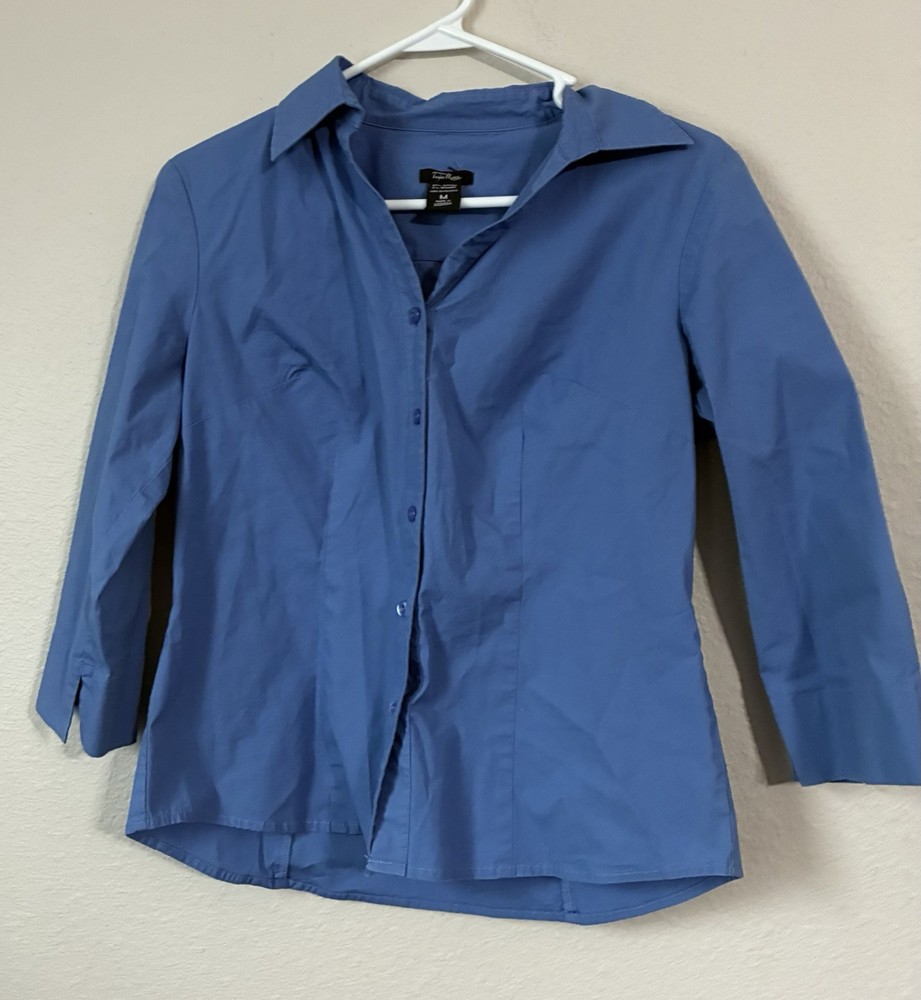 Women’s Blue Blouse Taylor Marco Size Medium