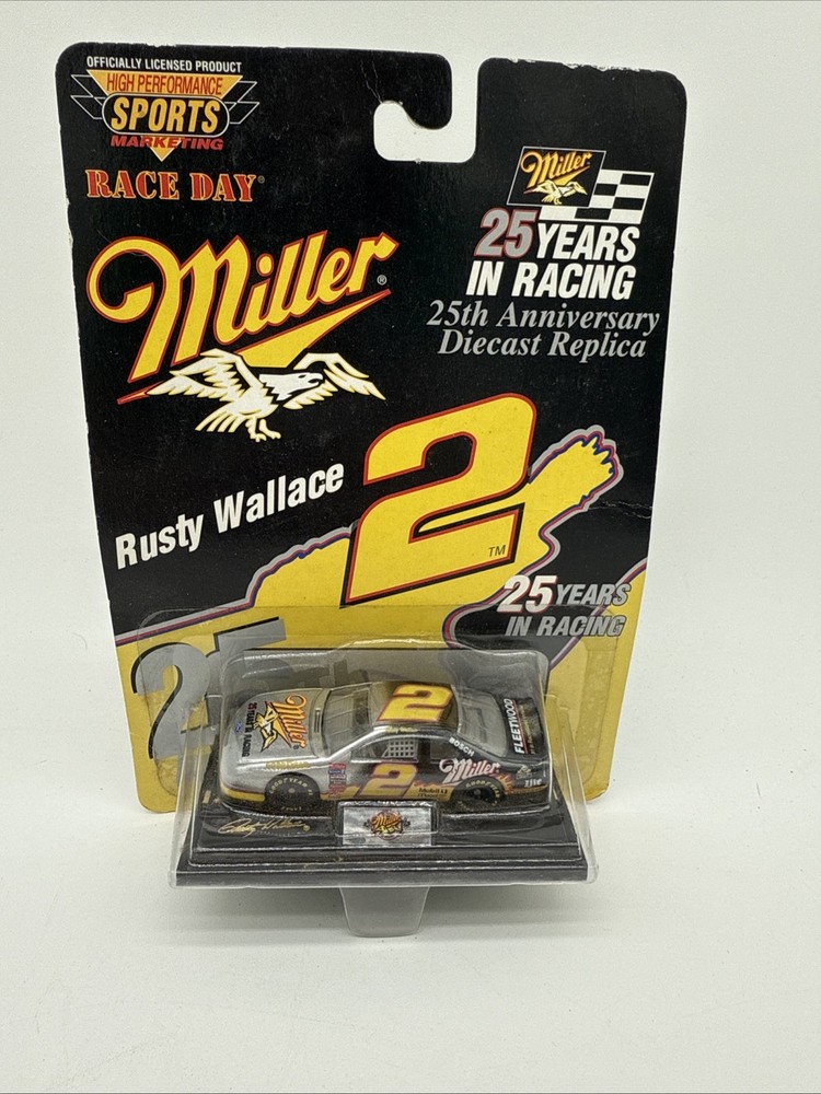 Rusty Wallace 1:64 High Performance NASCAR Race Car NIB Collectible