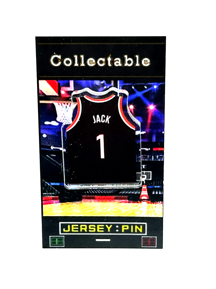 Portland Trail Blazers Jarrett Jack Jersey Solapa Pin-Clásico RETRO Coleccionable