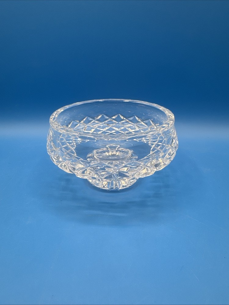 Waterford Crystal Comeragh Starburst Footed Pedestal Bowl Dish