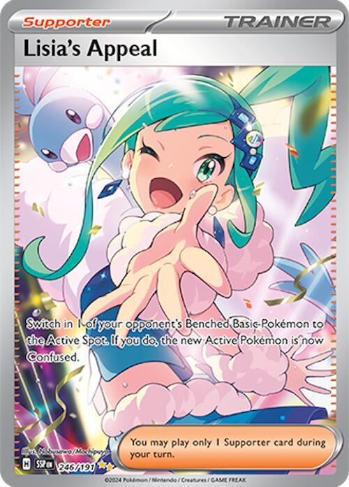 Lisia's Appeal 246/191 Sv08: Surging Sparks Holo