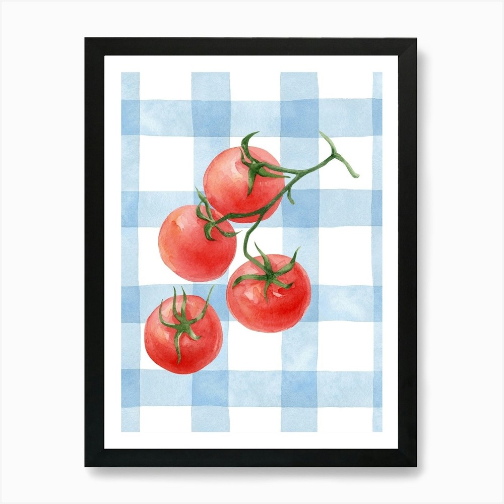 Tomatoes Print 2 Art Print Framed Wall Art Poster Canvas Print Picture
