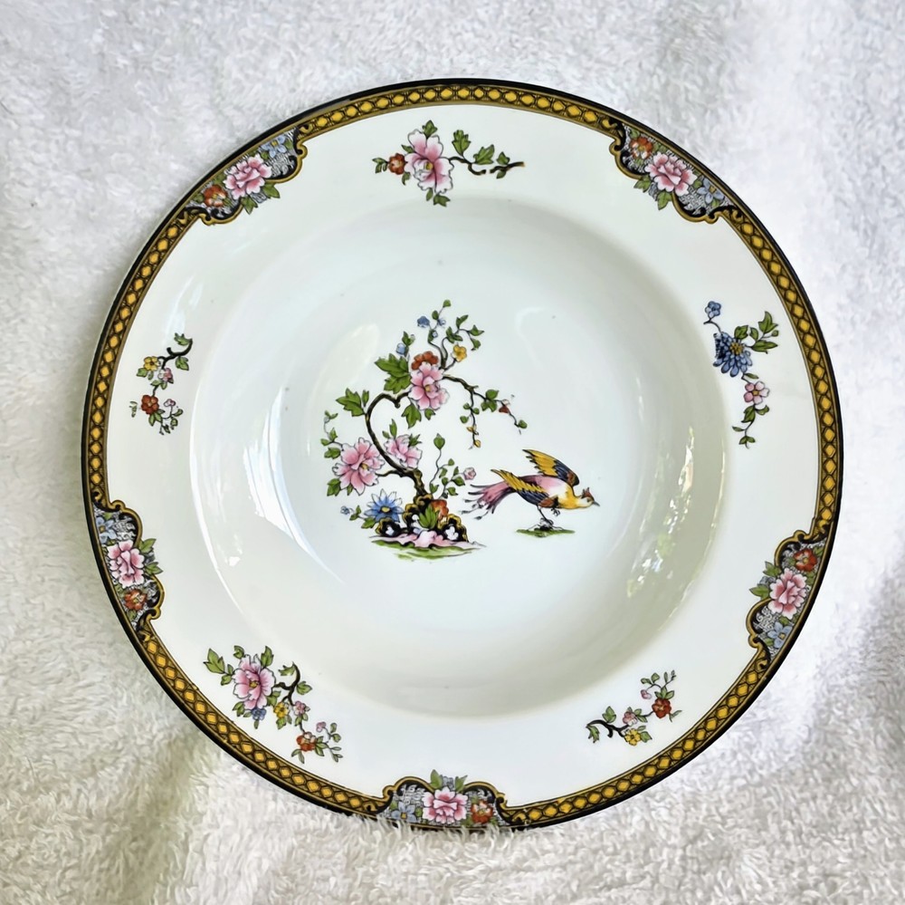 Noritake Pheasant Large Rim Soup Bowl 9