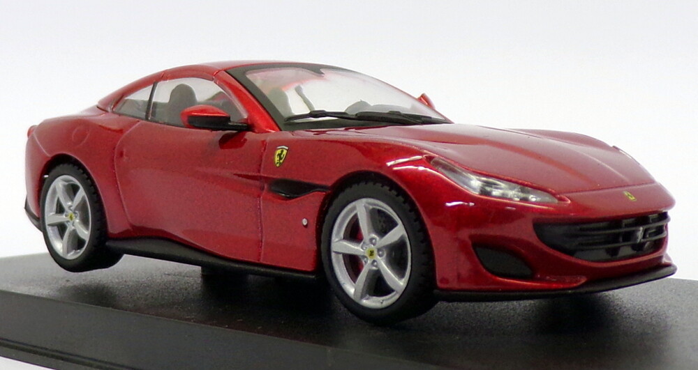 Burago 1/43 Scale Model Car 18-36909 - Ferrari Portofino - Metallic Red