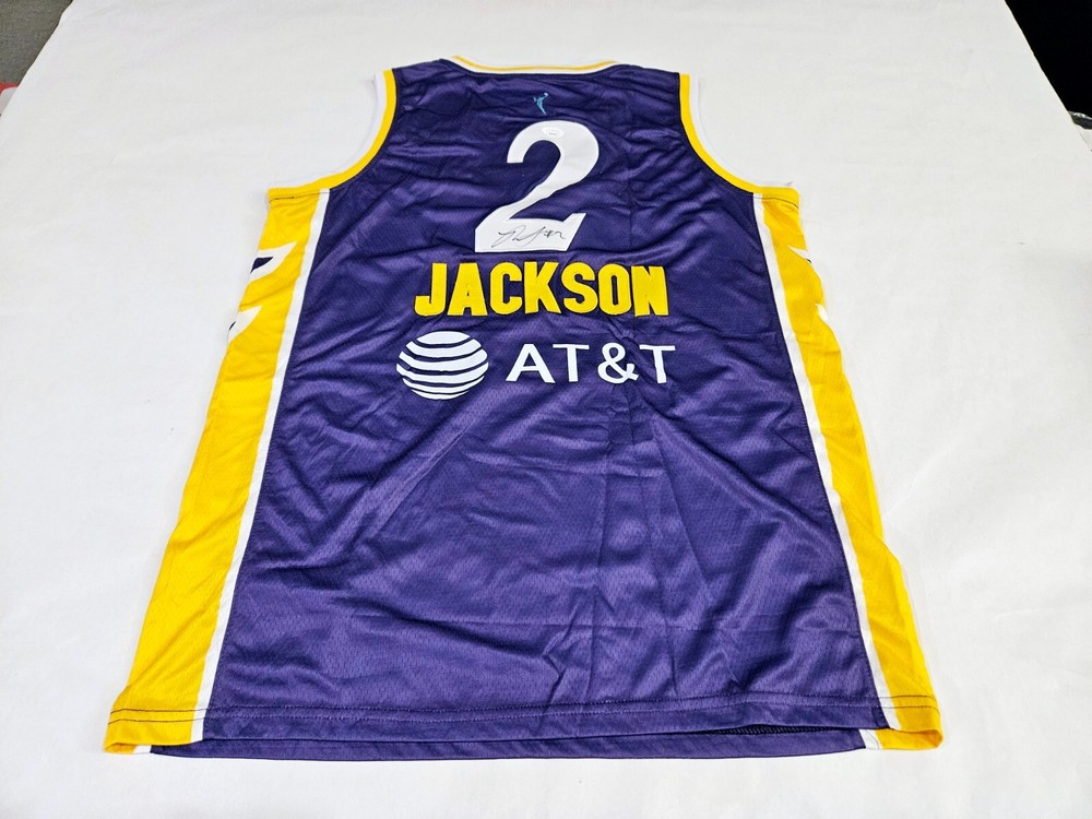 Rickea Jackson Los Angeles Sparks Signed Autographed Jersey Beckett Certified 🔥