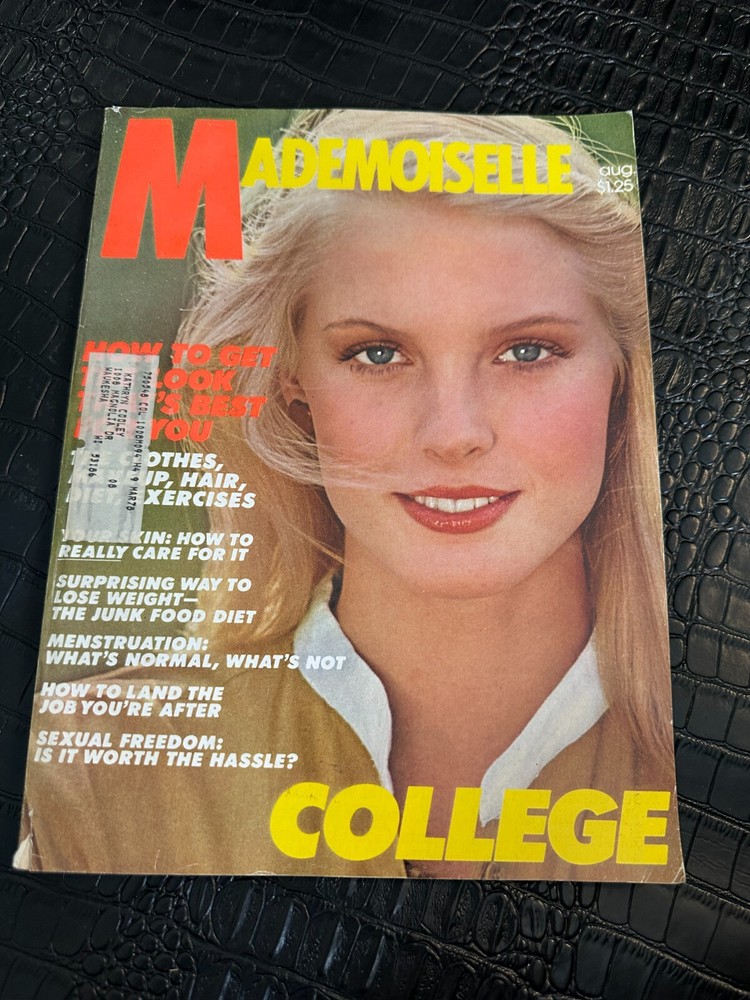 AUGUSTA 1977 MADEMOISELLE vintage fashion magazine