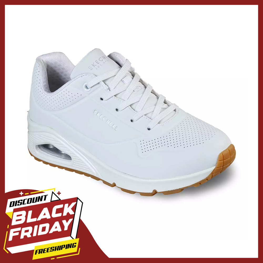 [ FLASH SALE ] - Skechers® Street Uno Women's Sneakers - Whitee-image