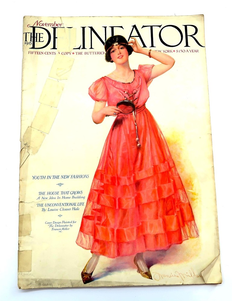 Antique 1915 THE DELINEATOR Magazine from November '15 Mag 16