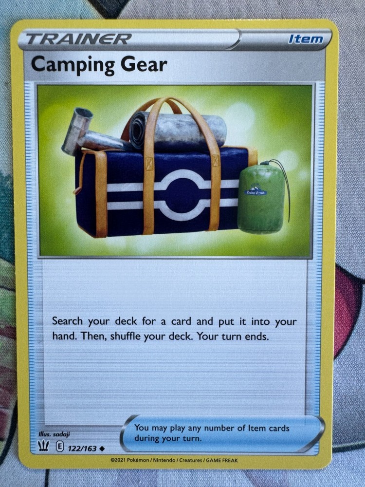 Camping Gear Non Holo English Pokemon TCG BKU887