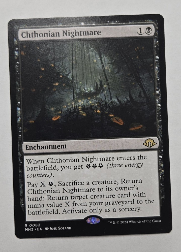 Chthonian Nightmare Modern Horizons 3 MTG Regular Edition Card