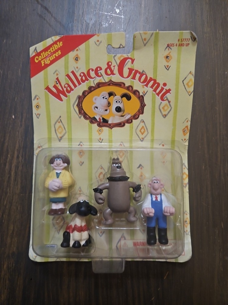 Wallace & Gromit Collectible Figures Set Of 4 #57777 In Original Package