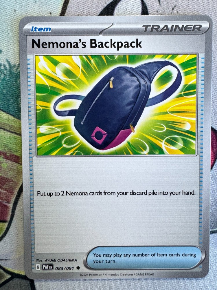 Nemona's Backpack Non Holo English Pokemon TCG BKAC635