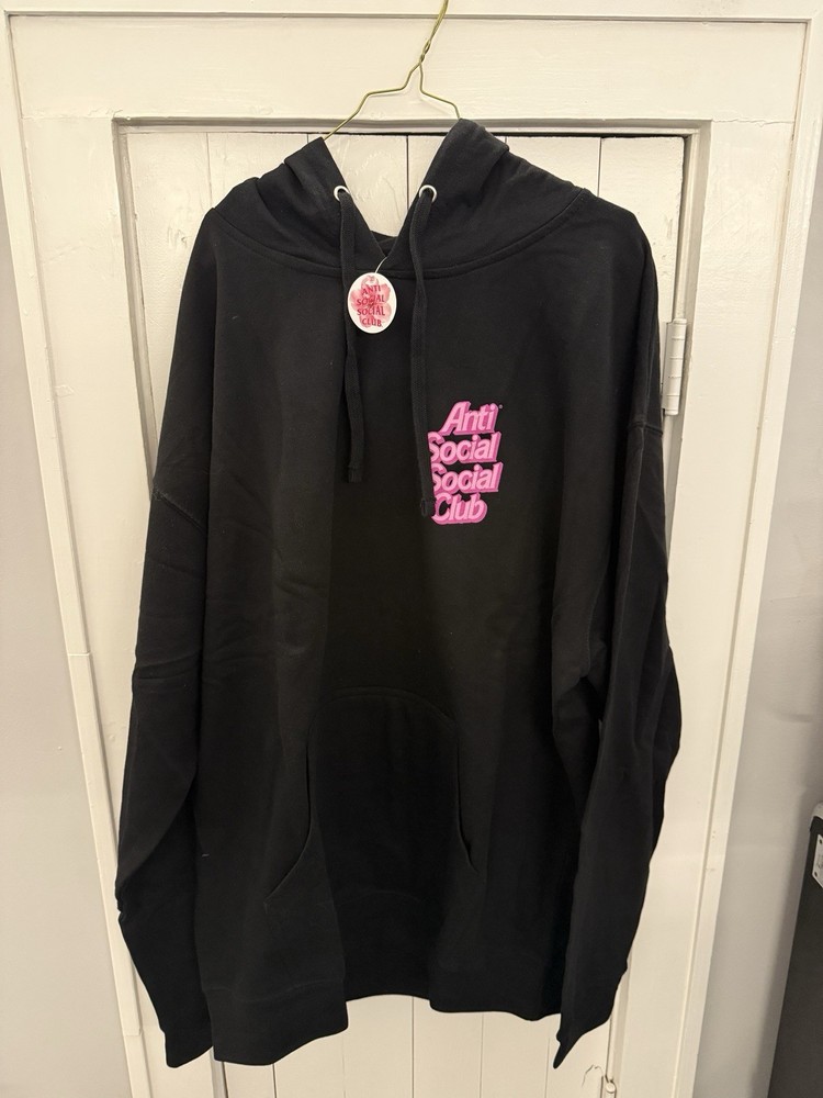 Anti Social Social Club Timeless Hoodie Black Sz XL  NWT