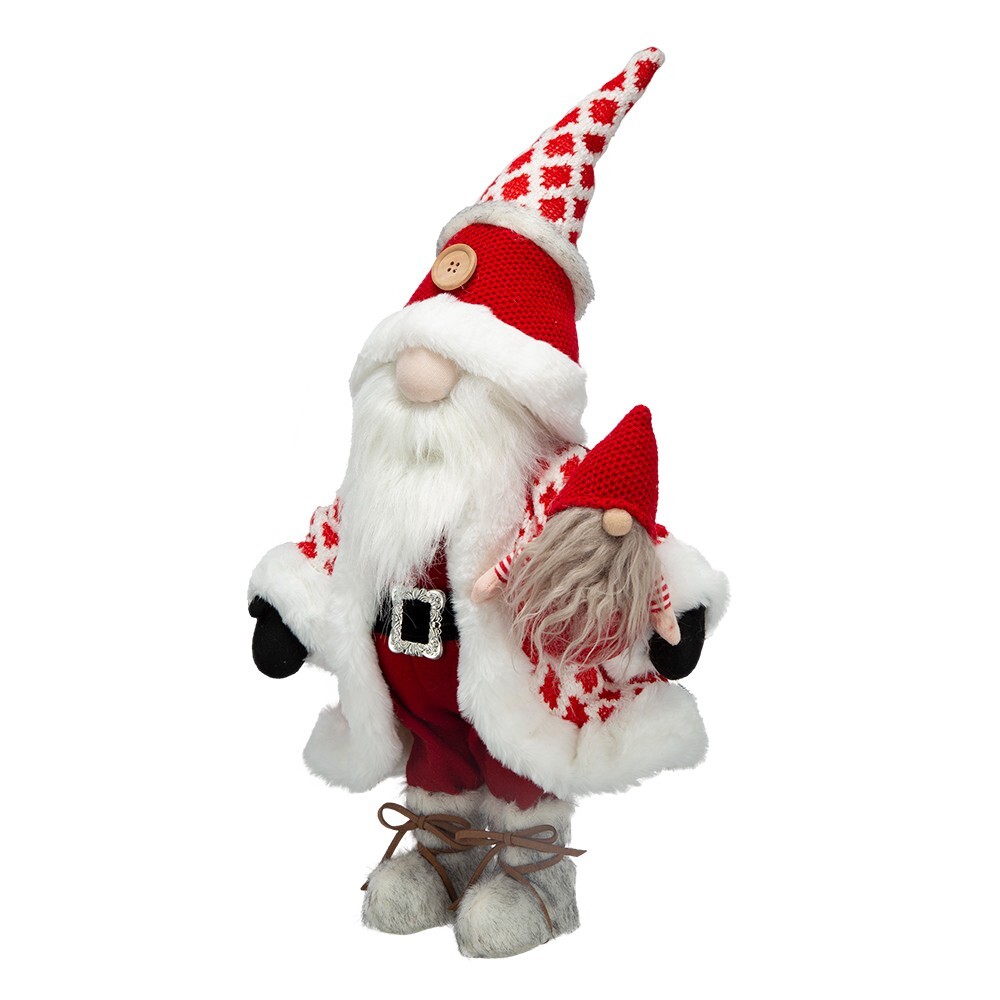 Seasonal Abode red Santa Gnome 20