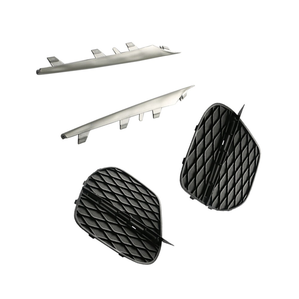 Bumper Grille Cover Grill Trim L+R Pair Front Fits 11-13 BMW X5 E70 35i 35d 50i)