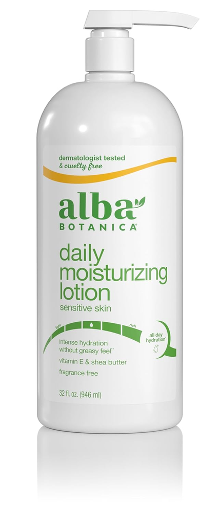 Daily Moisturizing Lotion, Sensitive Skin, Fragrance Free, 32 Oz (Packaging May