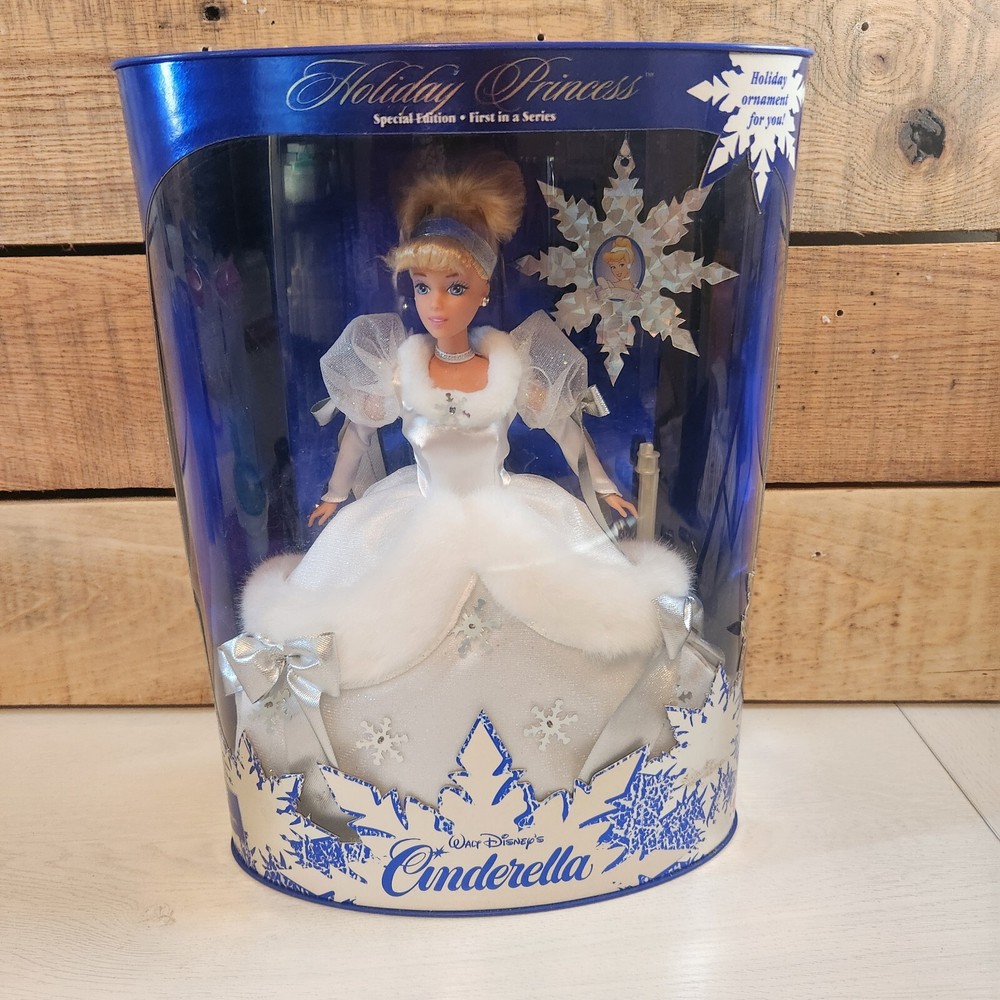 Barbie Mattel Holiday Princess Walt Disney Cinderella 1996 #16090