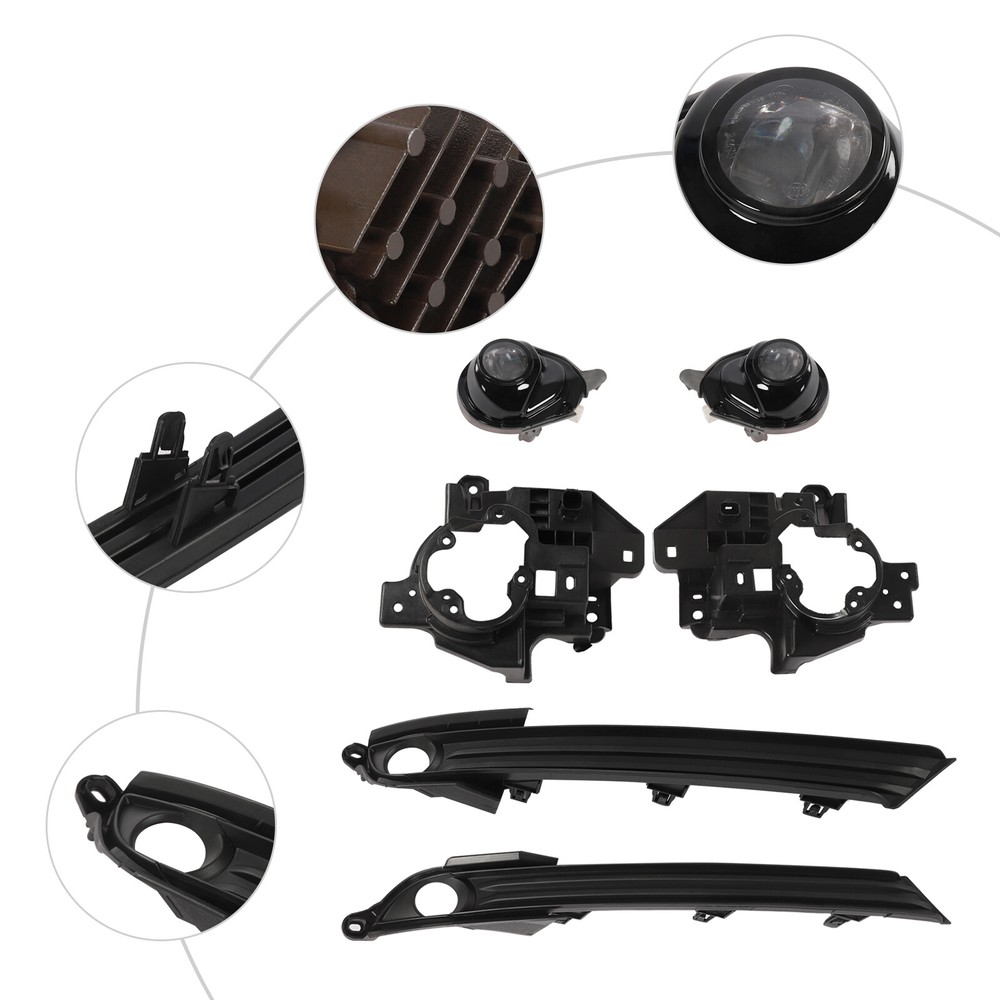 Fog Light Left&Right Side Fog Lamp Kit For Mazda CX-5 2017 2018 2019-2021