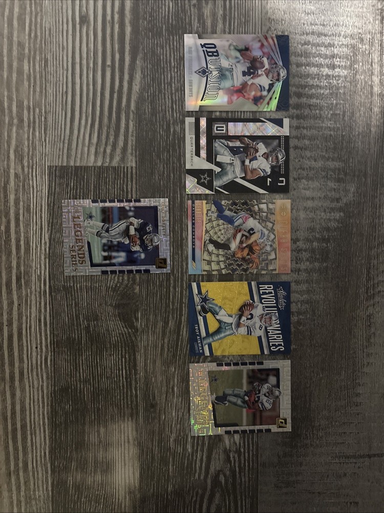 Dallas Cowboys 6 Card Lot