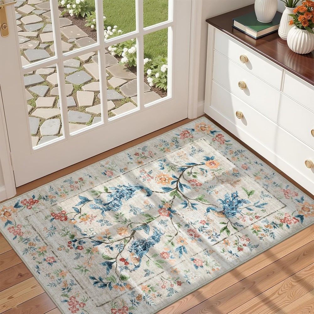 Best GarveeHome Small Entryway Rug 2x3 Washable Front Door Rug Indoor Entrance