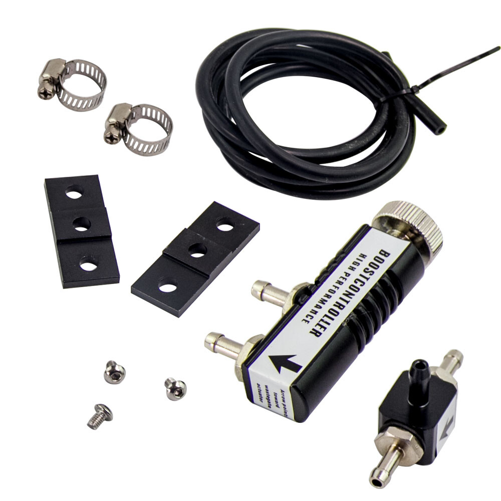 Turbo Racing Manual Boost Controller kit 0-30 PSI Black Universal Adjustable