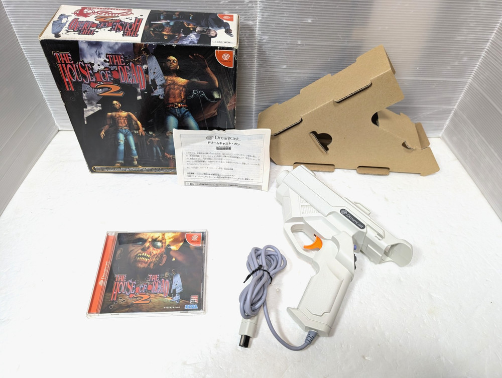 THE HOUSE OF THE DEAD 2 Gun Controller Dreamcast SEGA DC Japan Box