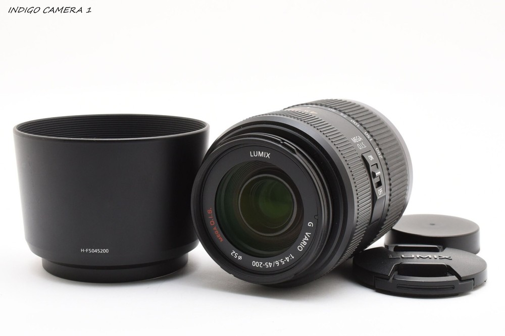 Panasonic Lumix G Vario 45-200mm F4-5.6 MEGA OIS Lens Near Mint BE2444572