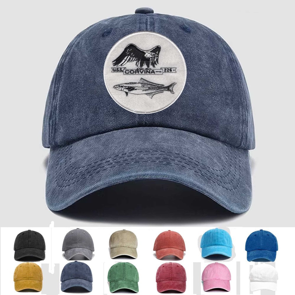 Custom Embroidered Hat SS-226 USS Corvina, Veteran Cap, Trucker Hat, Gift Idea