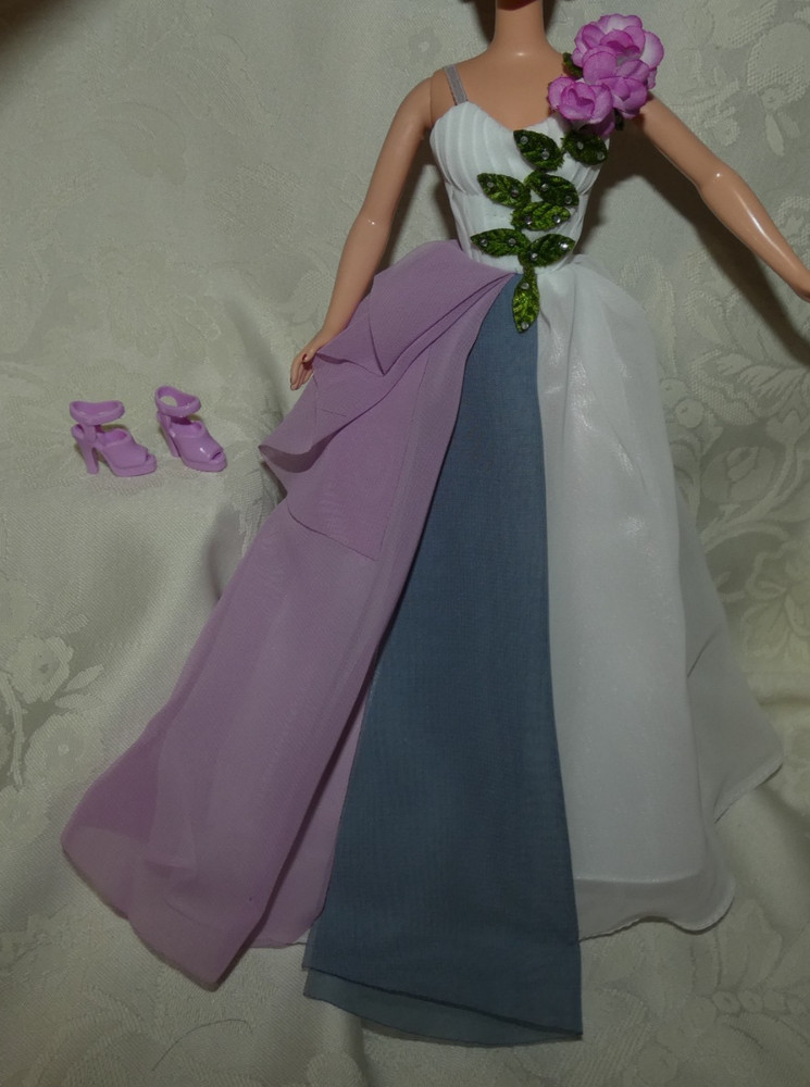Barbie I Love Lucy Lucille Ball Same Dress Gown & Shoes Fashion For Doll