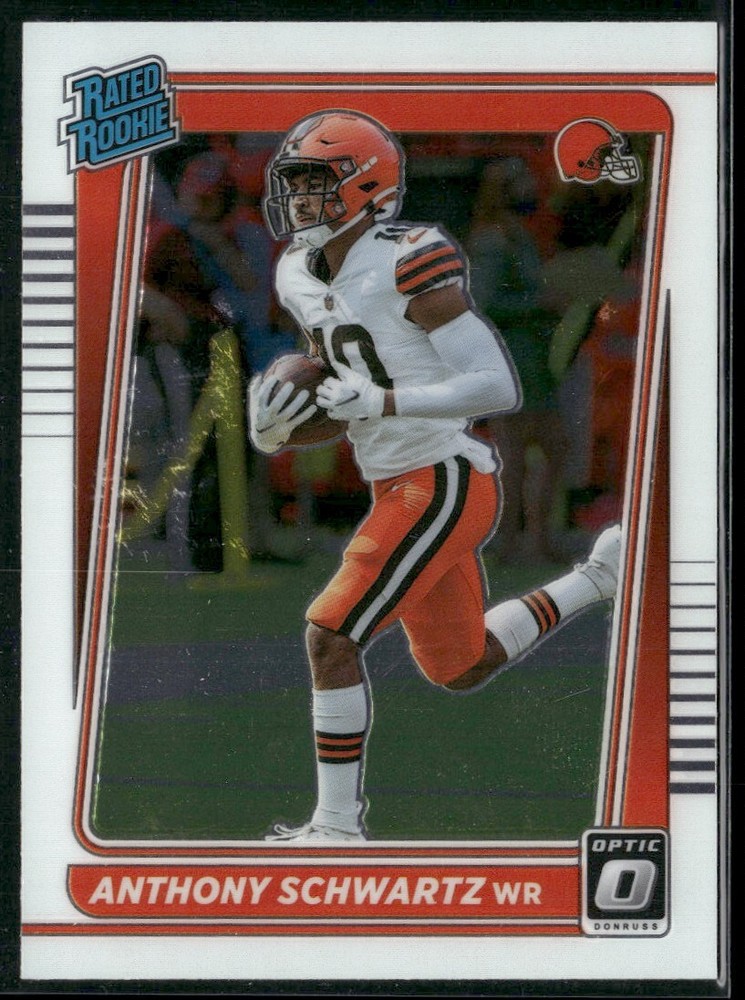 2021 Donruss Optic Rated Rookies Anthony Schwartz Rookie Cleveland Browns #231