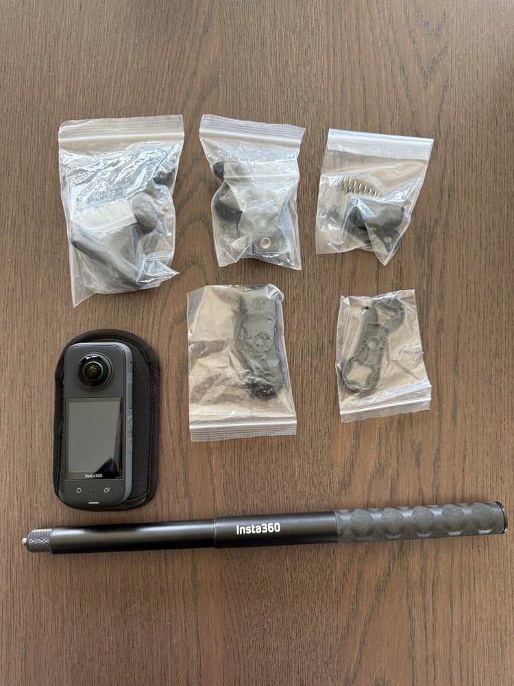 Insta360 X3 Motorcycle Mount Bundle with Extendable Invisible Selfie Stick