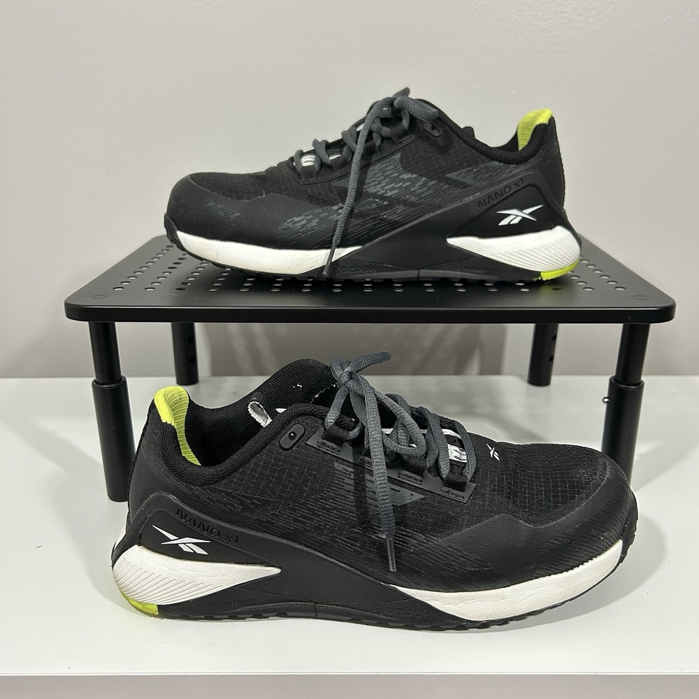 Reebok Nano X1 Adventure Womens Size 9W Black Composite Toe Shoes Sneakers RB381