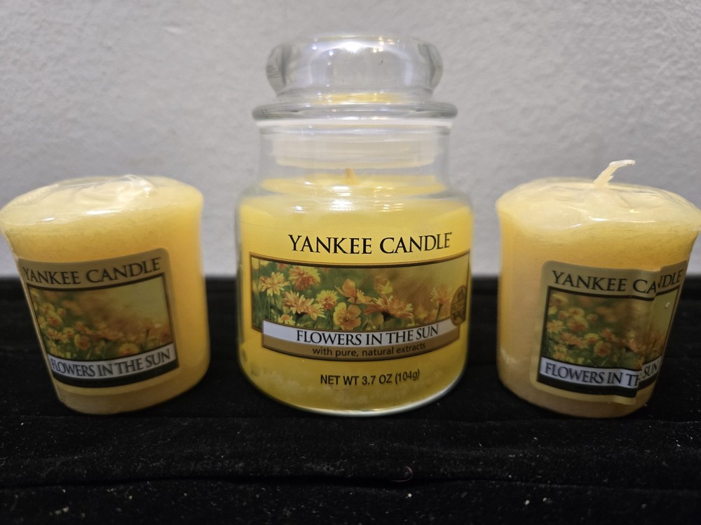 3 Retired Yankee Candle Scents – Flowers In The Sun