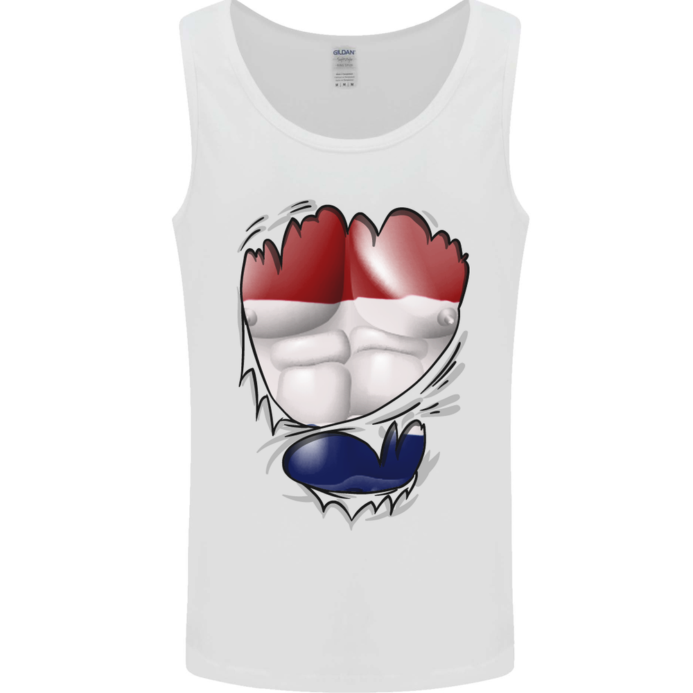 Gym The Dutch Flag Ripped Muscles Holland Mens Vest Tank Top